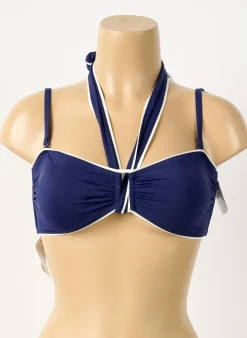 Haut De Maillot De Bain Aubade Bleu Haut Soutien-gorge Avec Mousse De Rembourrage Amovible