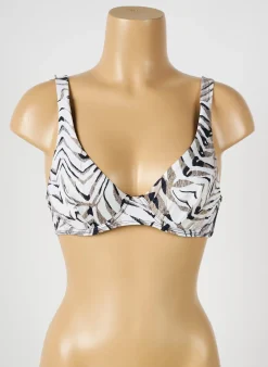 Haut De Maillot De Bain Aubade Blanc Haut Soutien-gorge Emboitant