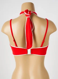 Haut De Maillot De Bain Aubade Rouge Haut Soutien-gorge Avec Mousse De Rembourrage Amovible