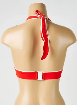 Haut De Maillot De Bain Aubade Rouge Haut Soutien-gorge Balconnet