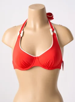 Haut De Maillot De Bain Aubade Orange Haut Soutien-gorge Emboitant