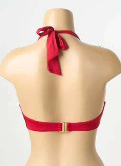 Haut De Maillot De Bain Aubade Rouge Haut Soutien-gorge Moulé