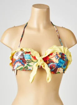 Haut De Maillot De Bain Pain De Sucre Jaune