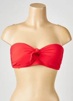 Haut De Maillot De Bain Pain De Sucre Rouge Haut Bandeau