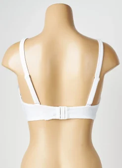 Haut De Maillot De Bain Princesse Tam-tam Blanc Haut Triangles