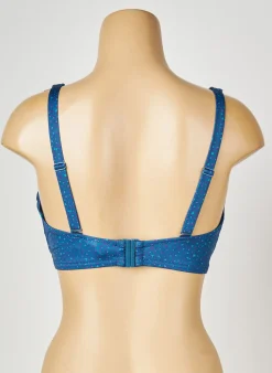 Haut De Maillot De Bain Princesse Tam-tam Bleu Haut Soutien-gorge Moulé