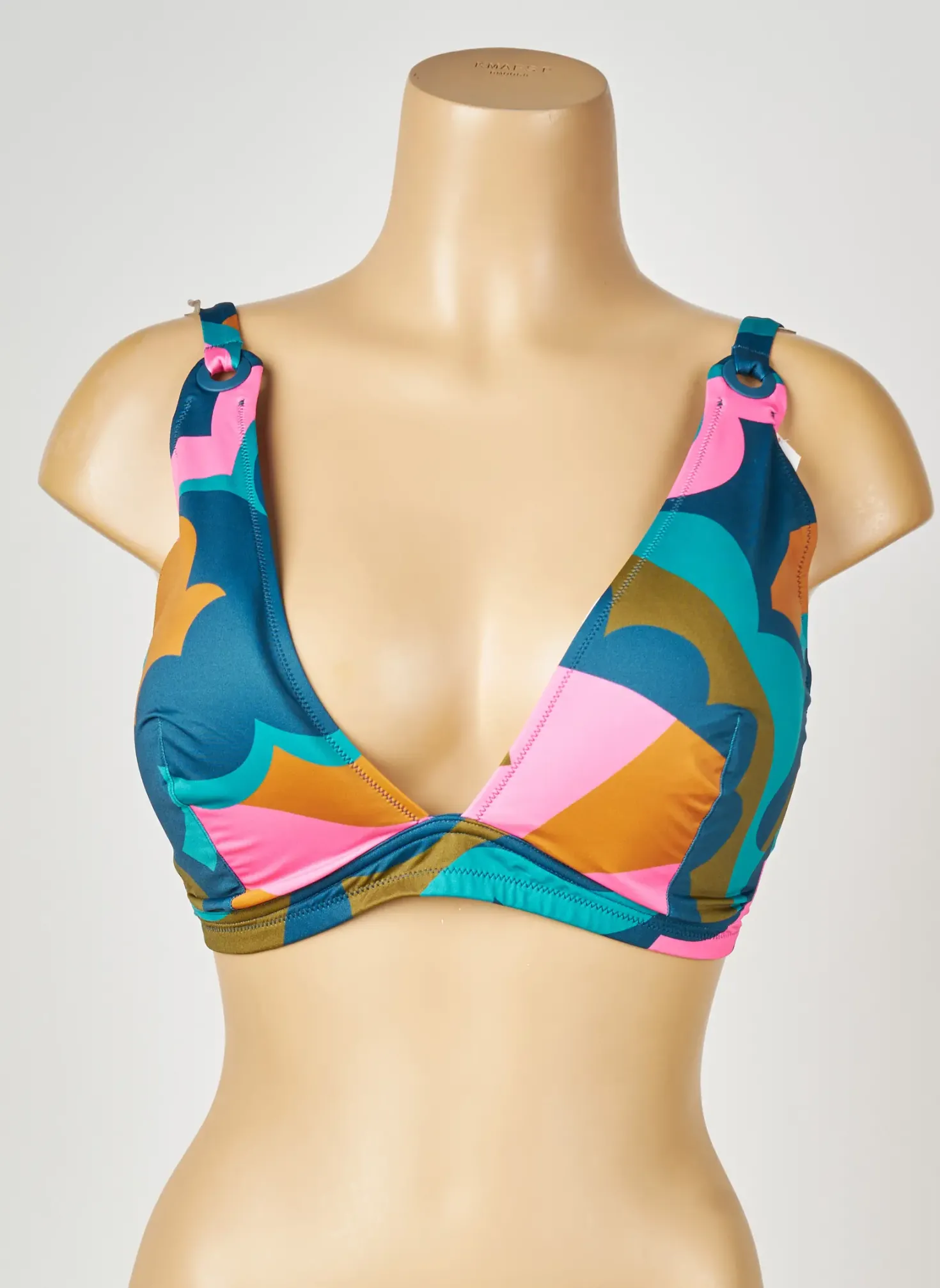 Haut De Maillot De Bain Princesse Tam-tam Bleu Haut Triangles