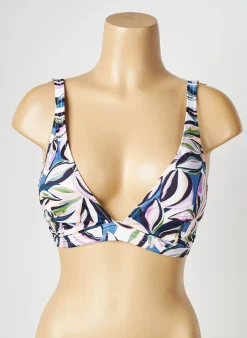 Haut De Maillot De Bain Princesse Tam-tam Bleu Haut Triangles