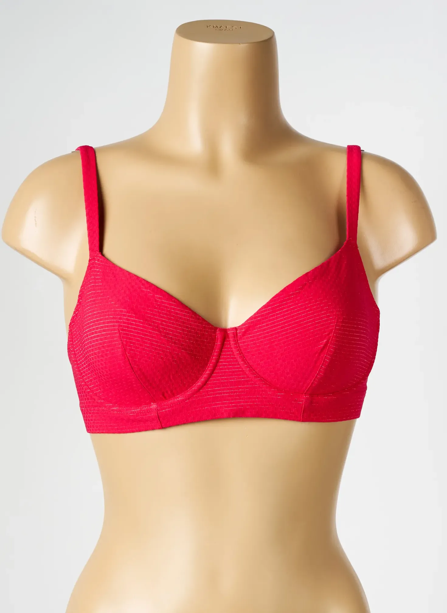 Haut De Maillot De Bain Simone Perele Rouge Haut Soutien-gorge Emboitant
