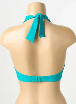 Haut De Maillot De Bain Simone Perele Bleu Haut Triangles