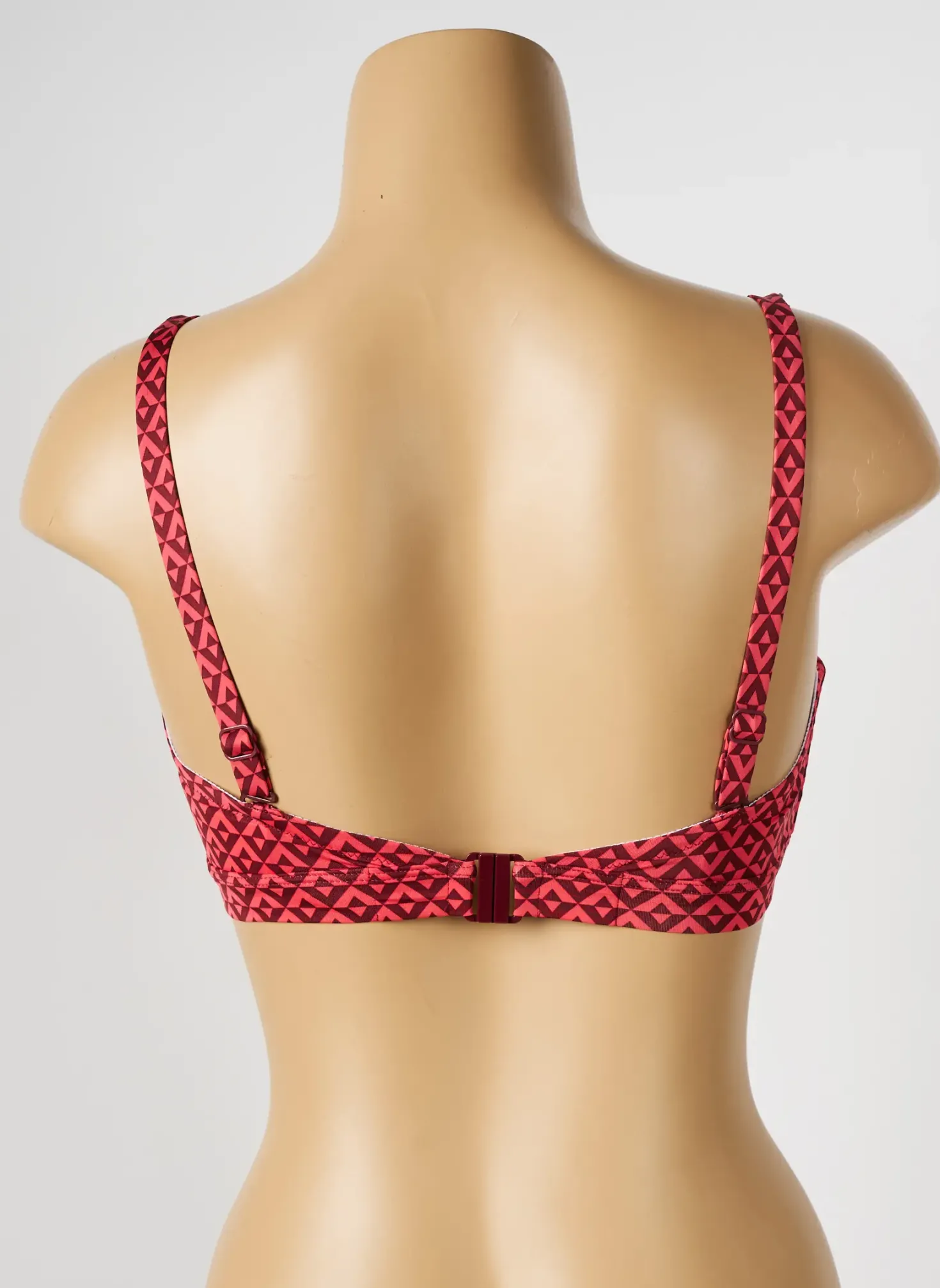 Haut De Maillot De Bain Simone Perele Rouge Haut Bandeau