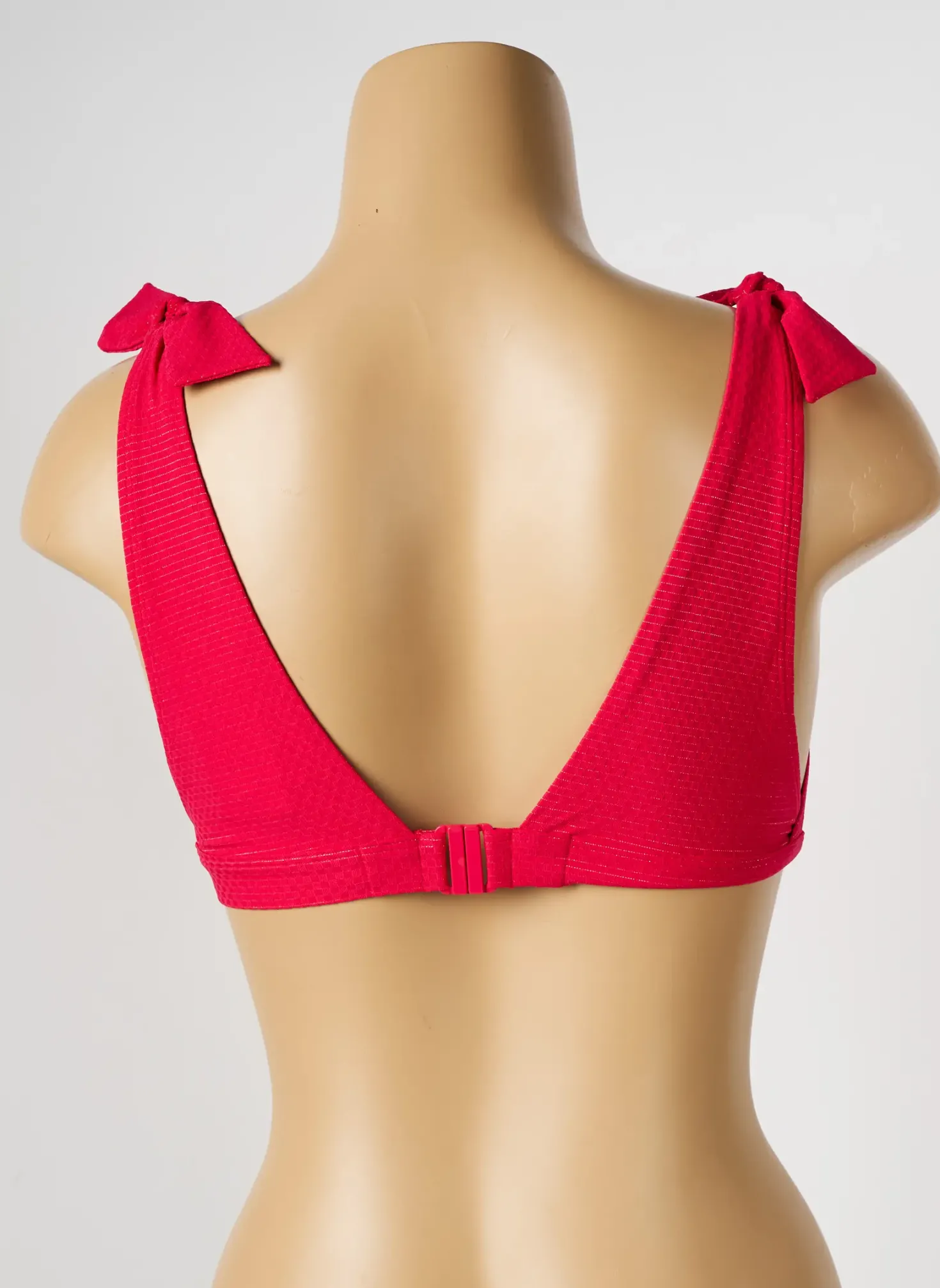 Haut De Maillot De Bain Simone Perele Rouge Haut Triangles