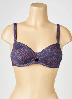 Haut De Maillot De Bain Simone Perele Violet Haut Soutien-gorge Emboitant