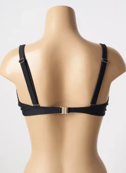 Haut De Maillot De Bain Sun Project Noir Haut Soutien-gorge Emboitant
