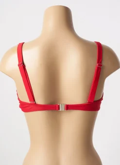 Haut De Maillot De Bain Sun Project Rouge Haut Soutien-gorge Emboitant