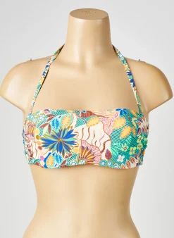 Haut De Maillot De Bain Verdissima Vert Haut Bandeau