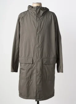 Imperméable Aspesi Vert A Capuche