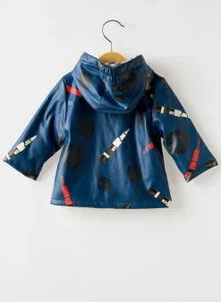 Imperméable Boboli Bleu A Capuche