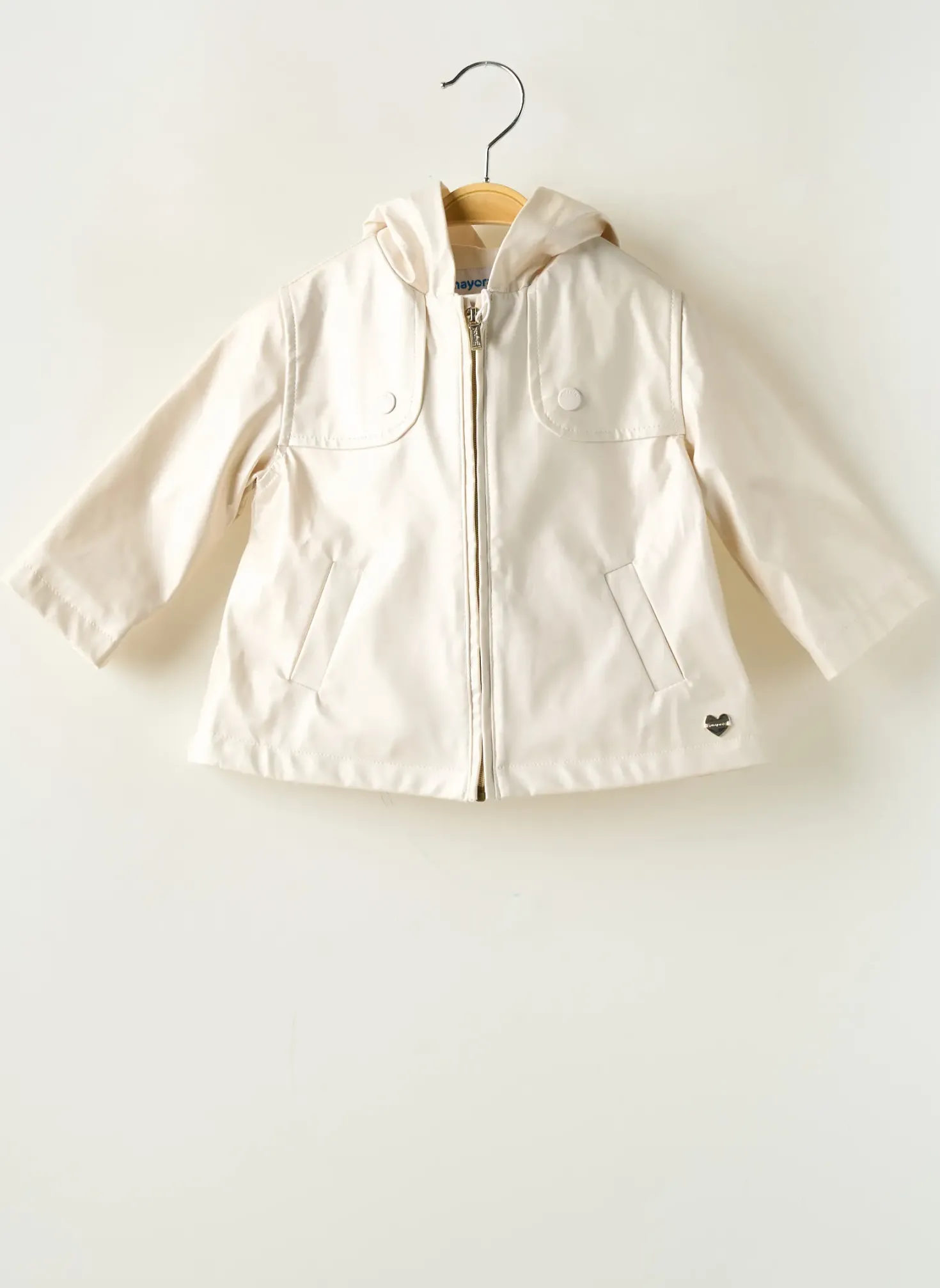 Imperméable Mayoral Beige A Capuche