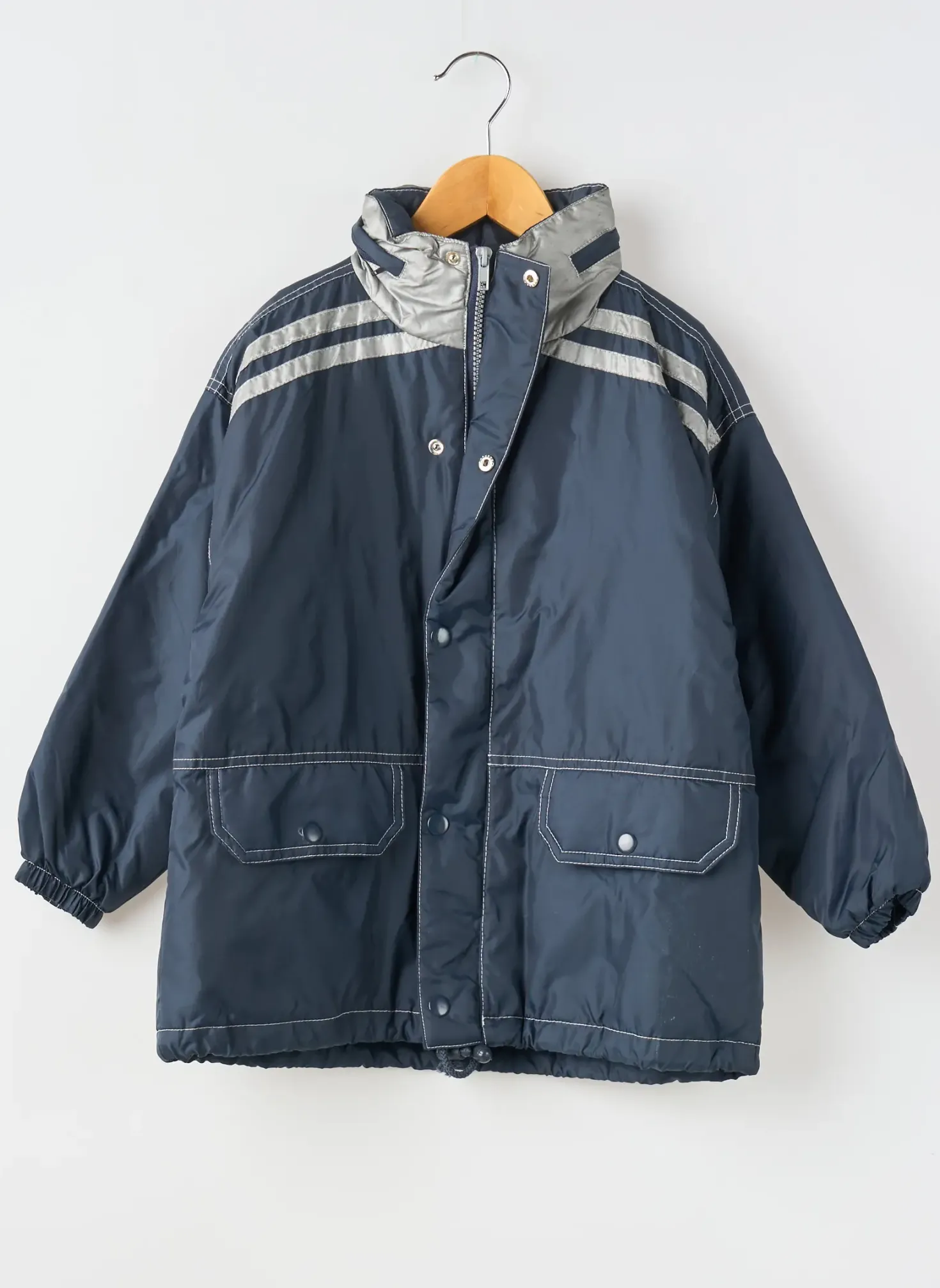 Imperméable Password Bleu A Capuche