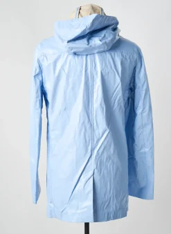 Imperméable Pierre Talamon Bleu A Capuche