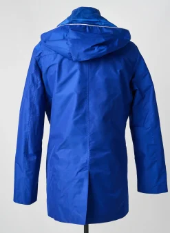 Imperméable Pierre Talamon Bleu A Capuche