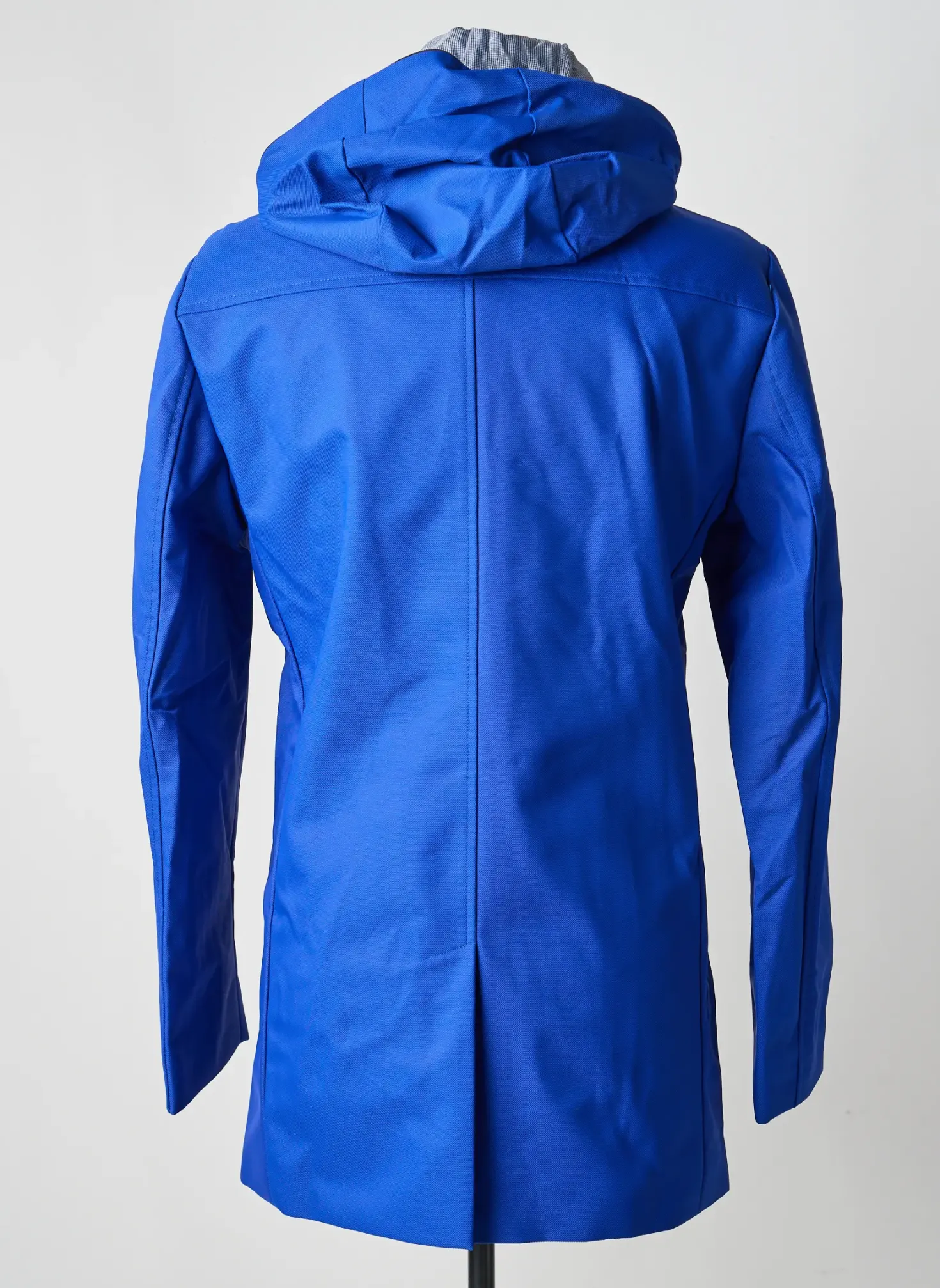Imperméable Pierre Talamon Bleu A Capuche
