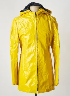 Imperméable Pierre Talamon Jaune A Capuche