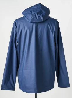 Imperméable Ruckfield Bleu A Capuche