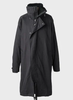 Imperméable Yves Salomon Noir Sans Capuche