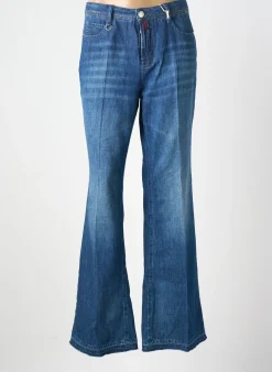 Jean Coupe Flare High Bleu Taille Normale