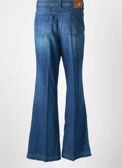 Jean Coupe Flare High Bleu Taille Normale