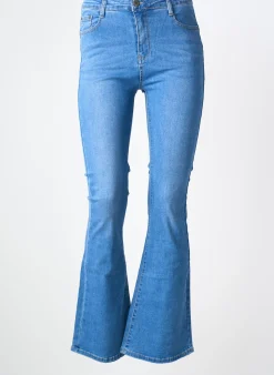 Jean Coupe Flare Vivid Bleu Taille Normale