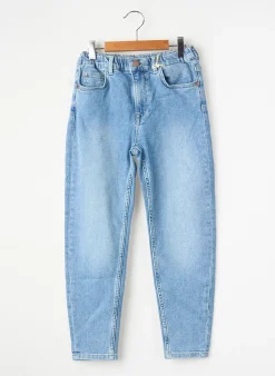 Jean Coupe Mom Garcia Bleu