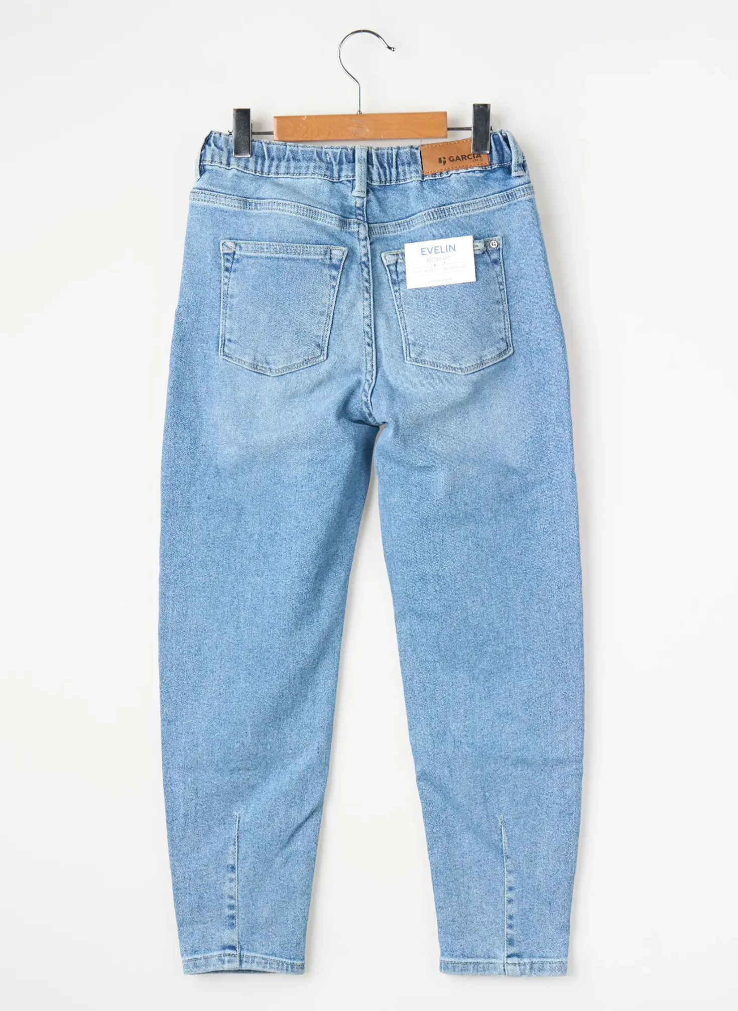 Jean Coupe Mom Garcia Bleu