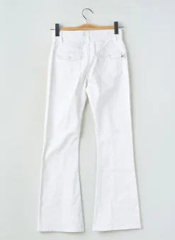 Jeans Bootcut Boboli Blanc Taille Ajustable