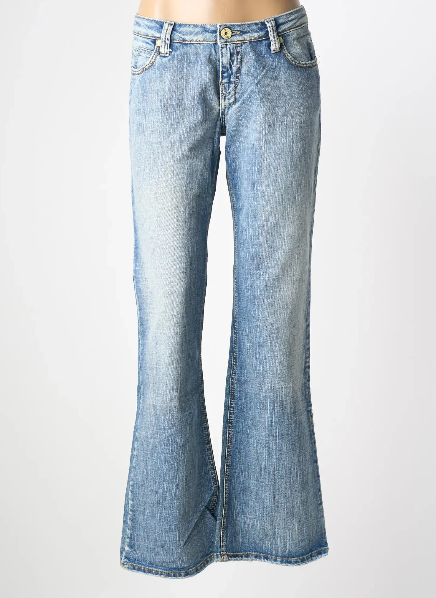 Jeans Bootcut Dn.sixty Seven Bleu Taille Basse