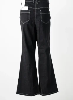 Jeans Bootcut Sheego Noir Taille Normale