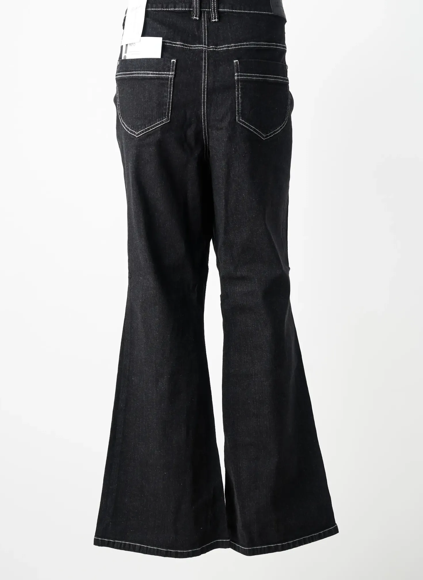 Jeans Bootcut Sheego Noir Taille Normale