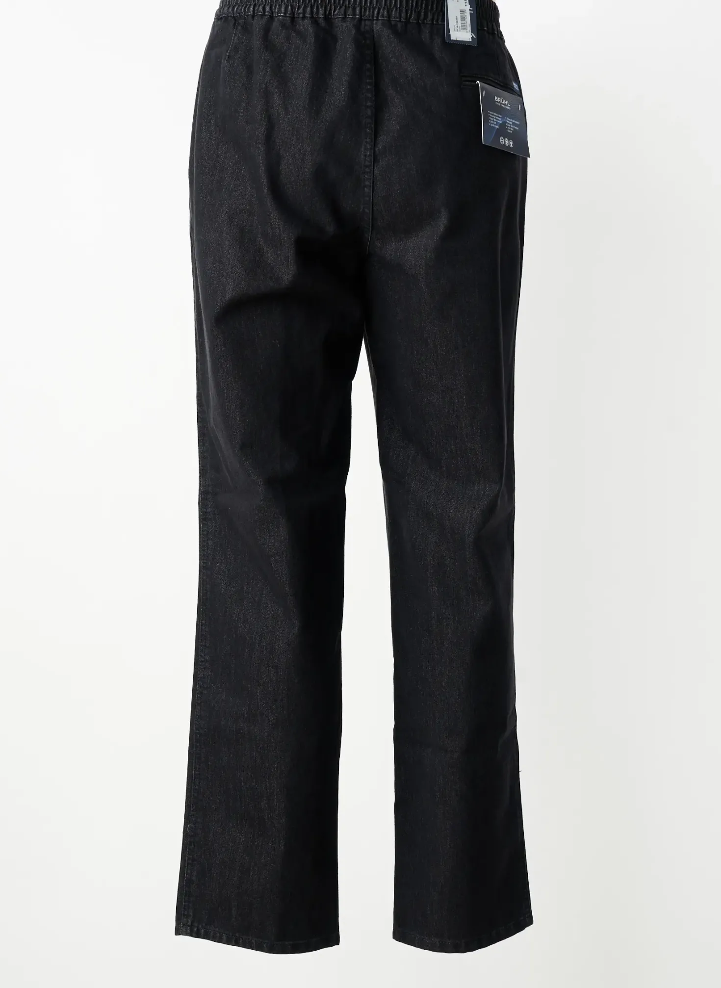 Jeans Coupe Droite Brühl Noir Taille Normale