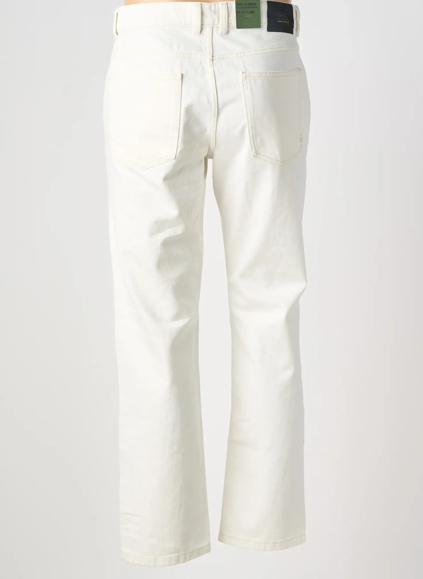 Jeans Coupe Droite Camel Active Beige Taille Normale