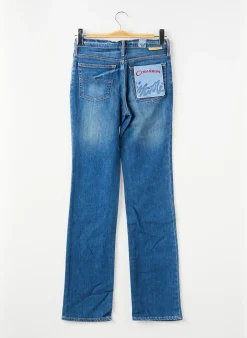 Jeans Coupe Droite Cimarron Bleu