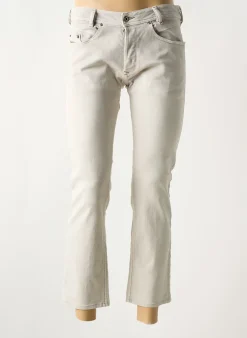 Jeans Coupe Droite Diesel Beige