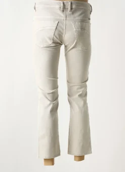 Jeans Coupe Droite Diesel Beige