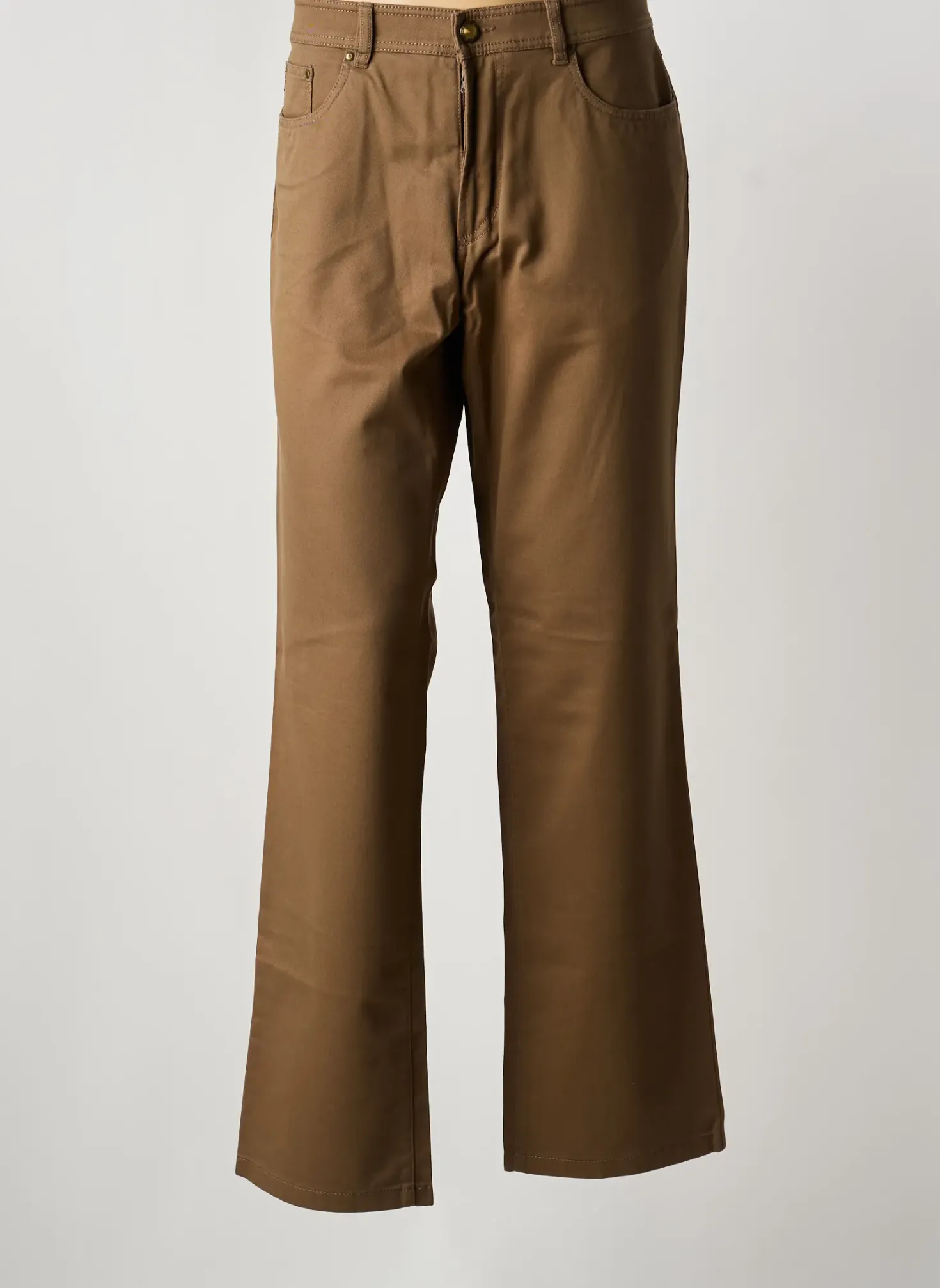 Jeans Coupe Droite Digel Marron Taille Normale
