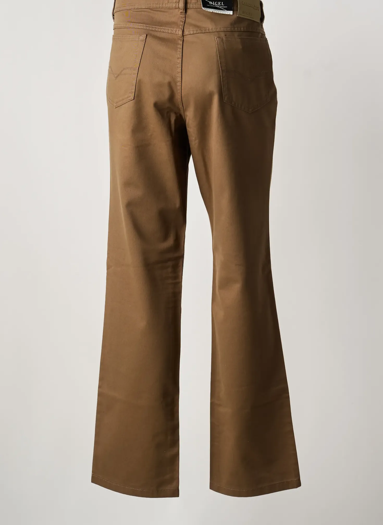 Jeans Coupe Droite Digel Marron Taille Normale