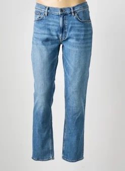 Jeans Coupe Droite Gant Bleu Taille Normale