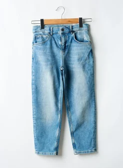 Jeans Coupe Droite Garcia Bleu Taille Ajustable