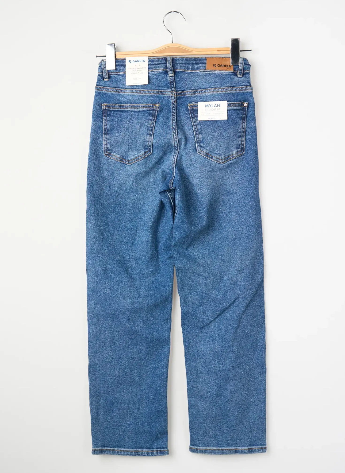 Jeans Coupe Droite Garcia Bleu