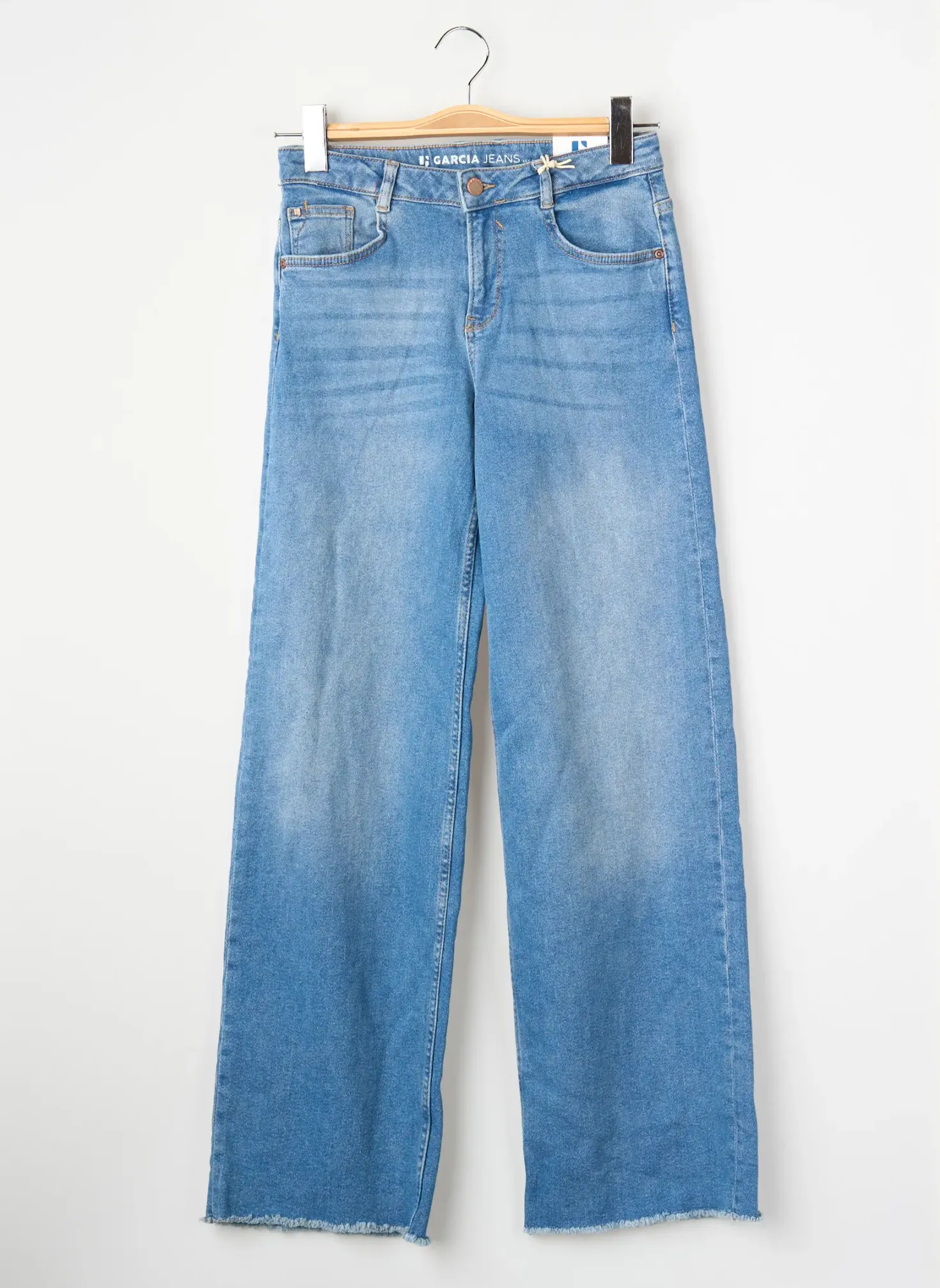 Jeans Coupe Droite Garcia Bleu